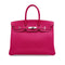 HERMES CANDY BIRKIN 35 ROSE TYRIEN RUBIS VEAU EPSOM HAND BAG 2011 SQUARE O PALLADIUM HARDWARE 90342571