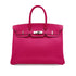 HERMES CANDY BIRKIN 35 ROSE TYRIEN RUBIS VEAU EPSOM HAND BAG 2011 SQUARE O PALLADIUM HARDWARE 90342571