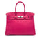 HERMES CANDY BIRKIN 35 ROSE TYRIEN RUBIS VEAU EPSOM HAND BAG 2011 SQUARE O PALLADIUM HARDWARE 90326207