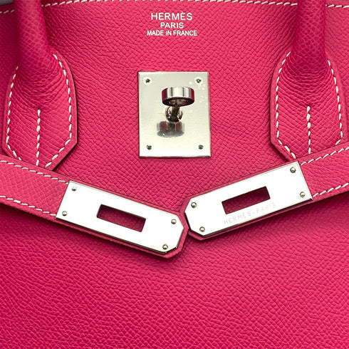 HERMES CANDY BIRKIN 35 ROSE TYRIEN RUBIS VEAU EPSOM HAND BAG 2011 SQUARE O PALLADIUM HARDWARE 90326207
