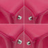 HERMES CANDY KELLY 28 RETOURNE ROSE TYRIEN RUBIS VEAU EPSOM HAND SHOULDER BAG 2013 SQUARE Q PALLADIUM HARDWARE 90350399