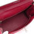 HERMES CANDY KELLY 28 RETOURNE ROSE TYRIEN RUBIS VEAU EPSOM HAND SHOULDER BAG 2013 SQUARE Q PALLADIUM HARDWARE 90350399