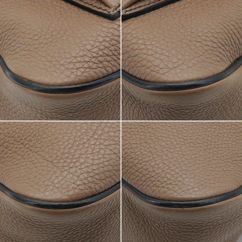 HERMES CARABAS 35 ETOUPE TOGO HAND BAG 2010 SQUARE N PALLADIUM HARDWARE 90345989