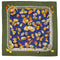 HERMES CARRE 90 COUVEEE D'HERMES SCARF SILK MULTICOLOR GREEN 90343252