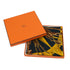 HERMES CARRE 90 CUILLERS D‘AFRIQUE SCARF SILK BLACK YELLOW SILK 90324151