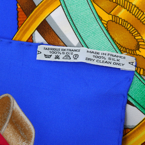 HERMES CARRE 90 GRAND MANEGE SCARF SILK MULTICOLOR 90343253
