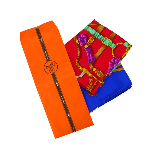 HERMES CARRE 90 GRAND MANEGE SCARF SILK MULTICOLOR 90345075