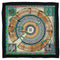 HERMES CARRE 90 SCARF CENT PLIS DES MIAO BLACK SILK 90345078