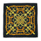HERMES CARRE 90 SCARF EPERON D'OR BLACK GOLD SILK 90326709