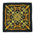 HERMES CARRE 90 SCARF EPERON D'OR BLACK GOLD SILK 90326709