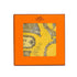 HERMES CARRE 90 SCARF ETORIERS YELLOW SILK 90343254