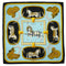 HERMES CARRE 90 SCARF GRAND APPARAT BLUE MULTICOLOR SILK 90345077
