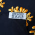 HERMES CARRE 90 SCARF LES CAVALIERS D'OR BLACK GOLD SILK 90342739