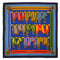 HERMES CARRE 90 SCARF LES SANGLES MULTICOLOR SILK 90345076