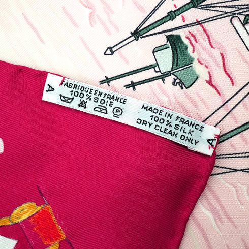 HERMES CARRE 90 SCARF RETOUR DE PECHE MULTICOLOR SILK 90347779