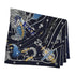 HERMES CARRE GEANT 140 CHORUS STELLARUM SCARF NAVY CASHMERE SILK 90330279