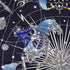 HERMES CARRE GEANT 140 CHORUS STELLARUM SCARF NAVY CASHMERE SILK 90330279