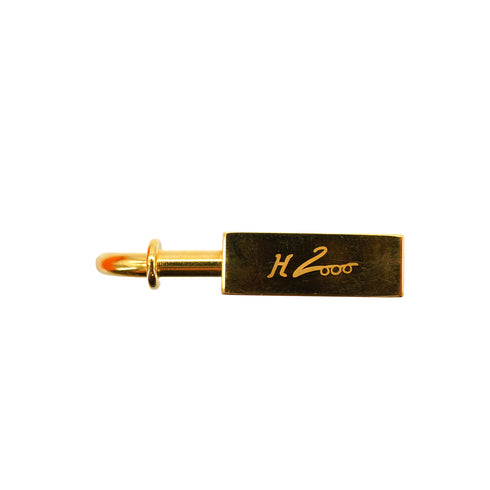 HERMES CHARM CADENA PREMIERS PAS DANS LE SIECLE CLASSIC H 2000 GOLD ACCESSORY 90341465