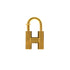HERMES CHARM CADENA PREMIERS PAS DANS LE SIECLE CLASSIC H 2000 GOLD ACCESSORY 90346000