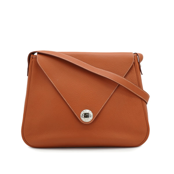 HERMES CHRISTINE NOISETTE TAURILLON CLEMENCE SHOULDER BAG 1996 CIRCLE Z 90326840