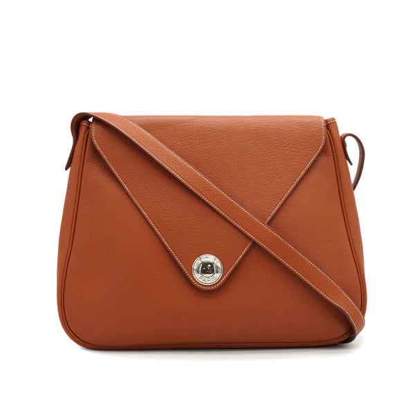 HERMES CHRISTINE NOISETTE TAURILLON CLEMENCE SHOULDER BAG 1996 CIRCLE Z 90327301