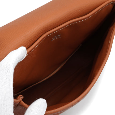 HERMES CHRISTINE NOISETTE TAURILLON CLEMENCE SHOULDER BAG 1996 CIRCLE Z 90327301