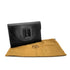 HERMES CLUTCH BAG H LOGO BLACK BOX CALF 1987 CIRCLE Q 90317283