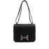 HERMES CONSTANCE3 24 OPTIQUE BLACK VEAU MONSIEUR SHOULDER BAG 2019 D STAMP PALLADIUM HARDWARE 90326730