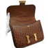 HERMES CONSTANCE 23 ETRUSQUE OSTRICH SHOULDER BAG 1986 CIRCLE P GOLD HARDWARE 90335143