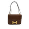 HERMES CONSTANCE 23 ETRUSQUE OSTRICH SHOULDER BAG 1986 CIRCLE P GOLD HARDWARE 90335143