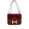 HERMES CONSTANCE 23 ROUGE H BOX CALF SHOULDER BAG 1979 CIRCLE I GOLD HARDWARE 90335830