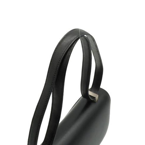 HERMES CONSTANCE 24 BLACK BOX CALF SHOULDER BAG 1998 SQUARE B MATT HARDWARE 90343325