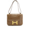 HERMES CONSTANCE 24 LIGHT BROWN CROCODILE ALLIGATOR SHOULDER BAG 1974 CIRCLE D GOLD HARDWARE 90326850