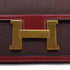 HERMES CONSTANCE 24 ROUGE H CRINOLINE BOX CALF SHOULDER BAG 1978 CIRCLE H GOLD HARDWARE 90332920