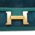 HERMES CONSTANCE 3 24 BLEU OCEAN MALACHITE DEBRIS SWIFT SHOULDER BAG 2015 T STAMP GOLD HARDWARE 90327186