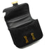 HERMES CONSTANCE 3 MINI 18 BLACK BOXCALF SATIN SHOULDER BAG 2011 SQUARE O GOLD HARDWARE 90339633