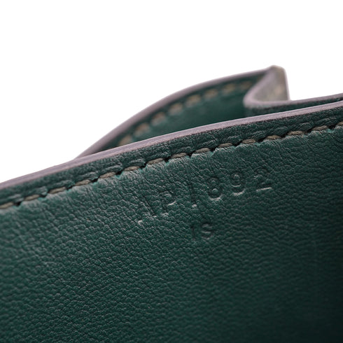 HERMES CONSTANCE 3 MINI 18 VERT ANGLAIS EVER COLOR SHOULDER BAG 2017 A STAMP GOLD HARDWARE 90326729