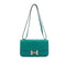 HERMES CONSTANCE ELAN 25 BLUE PAON VEAU EPSOM SHOULDER BAG 2012 SQUARE P PALLADIUM HARDWARE 90337542
