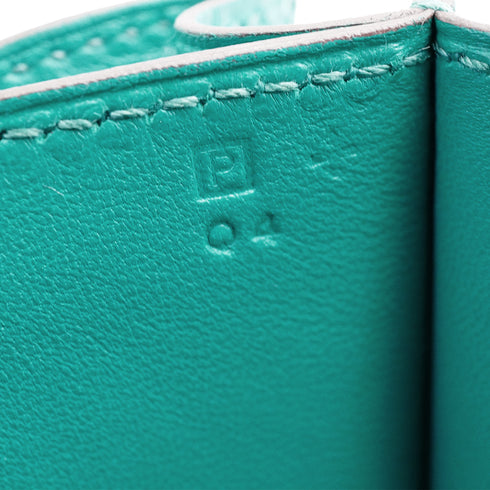 HERMES CONSTANCE ELAN 25 BLUE PAON VEAU EPSOM SHOULDER BAG 2012 SQUARE P PALLADIUM HARDWARE 90337542