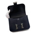 HERMES CONSTANCE MINI 18 AIZOME TOMEKON LIZARD SHOULDER BAG 2022 U PALLADIUM HARDWARE 90311955