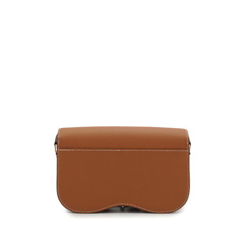 HERMES DELLA CAVALLERIA ELAN GOLD VEAU EPSOM SHOULDER BAG 2023 B STAMP PALLADIUM HARDWARE 90333184