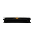 HERMES DEMI LUNE BLACK SUEDE HAND BAG GOLD HARDWARE 90348979