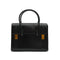 HERMES DRUG 27 BLACK BOX CALF HAND BAG 1978 CIRCLE H GOLD HARDWARE 90338297