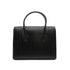 HERMES DRUG 27 BLACK BOX CALF HAND BAG 1978 CIRCLE H GOLD HARDWARE 90338297