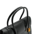 HERMES DRUG 27 BLACK BOX CALF HAND BAG 1978 CIRCLE H GOLD HARDWARE 90338297