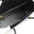 HERMES DRUG 27 BLACK BOX CALF HAND BAG 1978 CIRCLE H GOLD HARDWARE 90338297