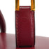 HERMES DRUG 27 ROUGE H BOX CALF HAND BAG 1979 CIRCLE I GOLD HARDWARE 90334127