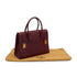 HERMES DRUG 27 ROUGE H BOX CALF HAND BAG 1979 CIRCLE I GOLD HARDWARE 90334127