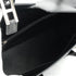 HERMES DRUG 32 BLACK BOX CALF HAND BAG 2002 SQUARE F PALLADIUM HARDWARE 90334266