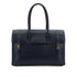 HERMES DRUG 32 BLUE ROY LISSE HAND BAG 2002 SQUARE F PALLADIUM HARDWARE 90334267